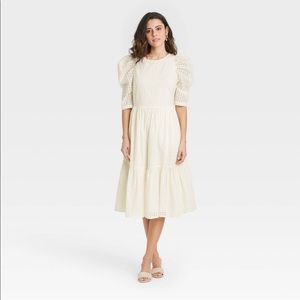 A New Day White Eyelet Dress